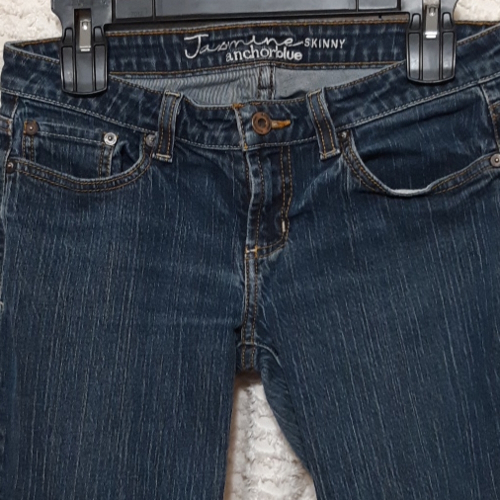 Womens Cotton Low Rise Skinny Sz 9 R Jeans Anchorage Blue Jasmine